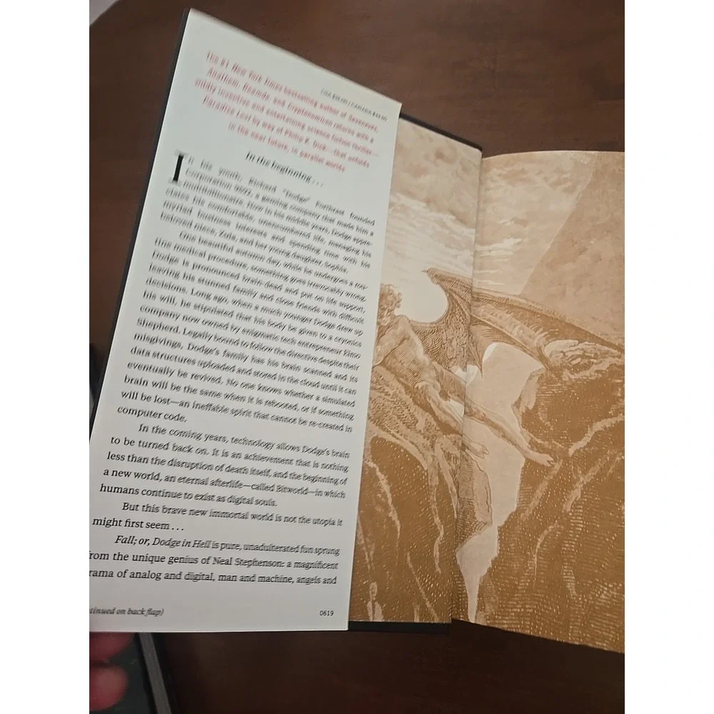 SIGNED Fall or Dodge in Hell by Neal Stephenson 1st Ed 1st Print 2019 HCDJ